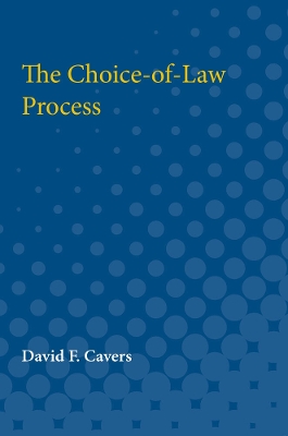 Book cover for The Choice-of-Law Process