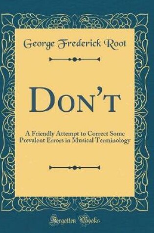 Cover of Don't