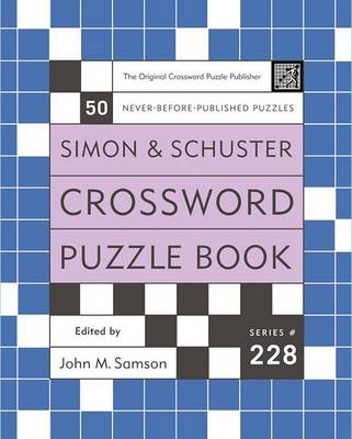 Book cover for Simon and Schuster Crossword Puzzle