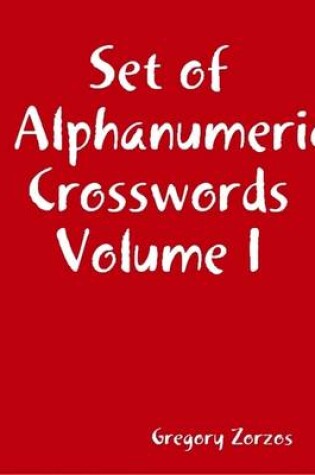 Cover of Set of Alphanumeric Crosswords Volume I