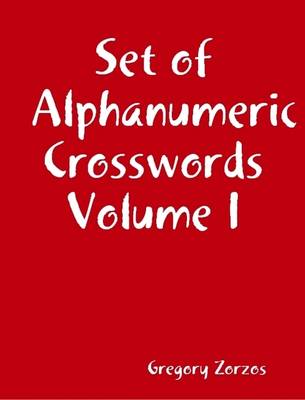 Book cover for Set of Alphanumeric Crosswords Volume I
