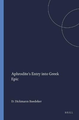 Book cover for Aphrodite's Entry into Greek Epic