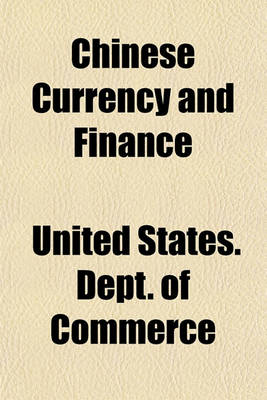 Book cover for Chinese Currency and Finance