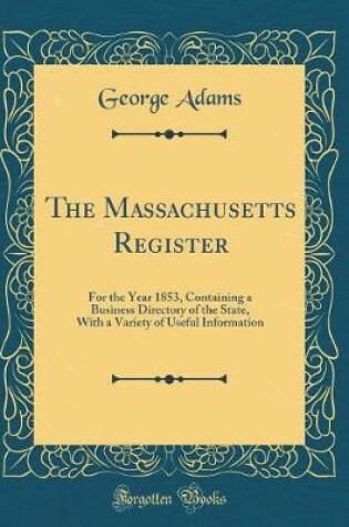 Cover of The Massachusetts Register