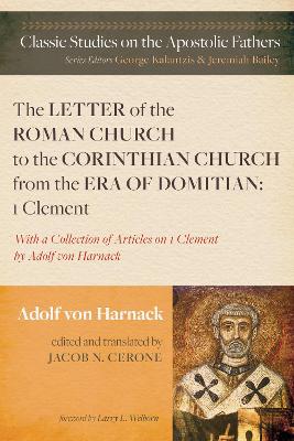 Book cover for The Letter of the Roman Church to the Corinthian Church from the Era of Domitian