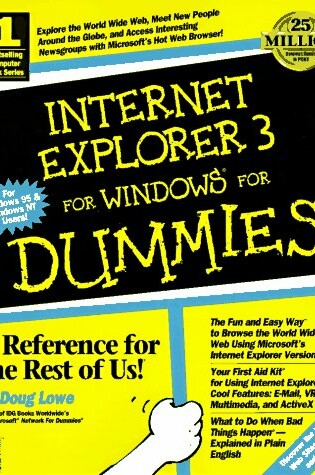 Cover of Internet Explorer for Windows '95 For Dummies