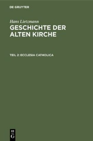 Cover of Ecclesia Catholica