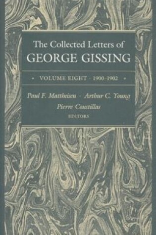 Cover of The Collected Letters of George Gissing Volume 8