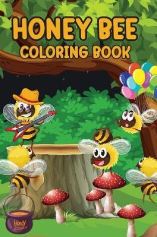 Cover of Bee Coloring Book for Kids