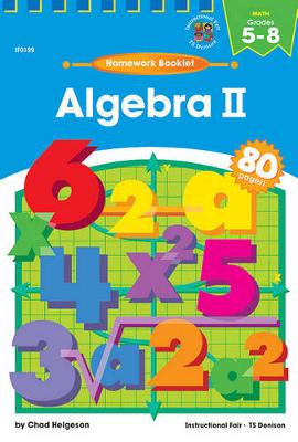 Cover of Algebra II Homework Booklet, Grades 5 to 8