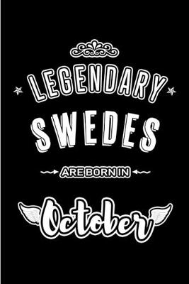 Book cover for Legendary Swedes are born in October