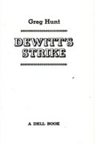 Cover of DeWitt's Strike
