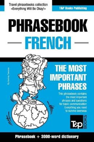 Cover of English-French phrasebook and 3000-word topical vocabulary