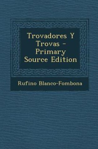 Cover of Trovadores y Trovas