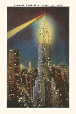 Book cover for Vintage Journal Beacon on Chrysler Building, New York City