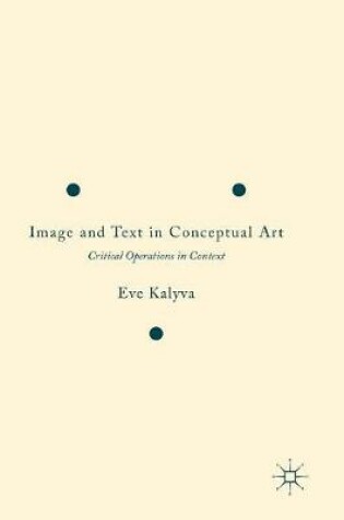 Cover of Image and Text in Conceptual Art