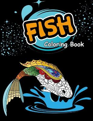 Book cover for Fish Coloring Book