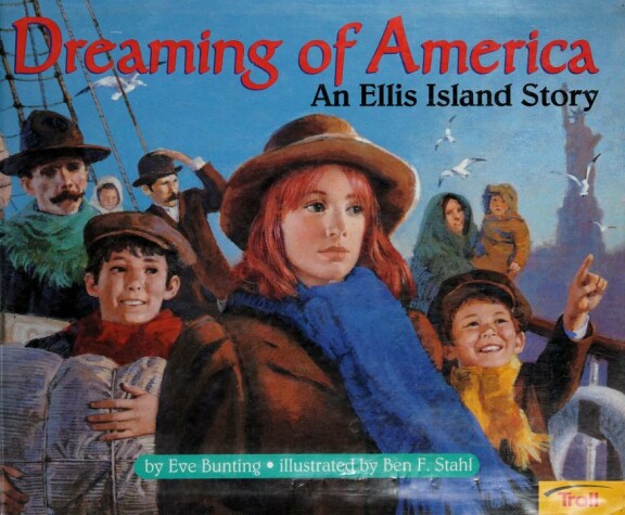 Book cover for Dreaming of America Ellis Island Story
