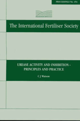 Cover of Urease Activity and Inhibition - Principles and Practice