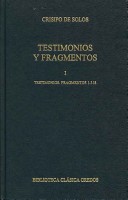 Book cover for Testimonios y Fragmentos I