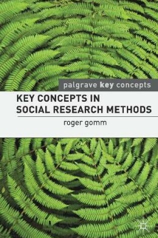 Cover of Key Concepts in Social Research Methods