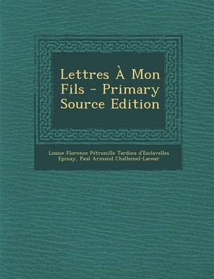 Book cover for Lettres a Mon Fils