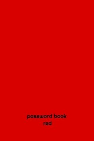 Cover of PASSWORD BOOK red