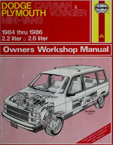 Book cover for Dodge Caravan and Plymouth Voyager Mini-Vans Owners Workshop Manual