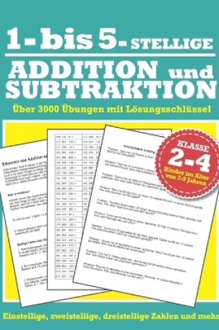 Cover of 1- bis 5-stellige Addition und Subtraktion (Klasse 2-4)