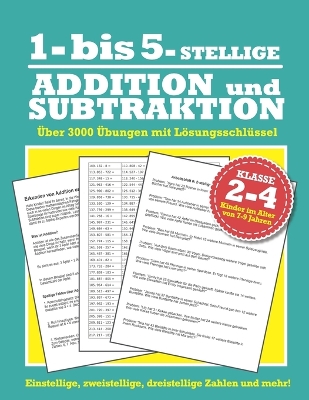 Book cover for 1- bis 5-stellige Addition und Subtraktion (Klasse 2-4)