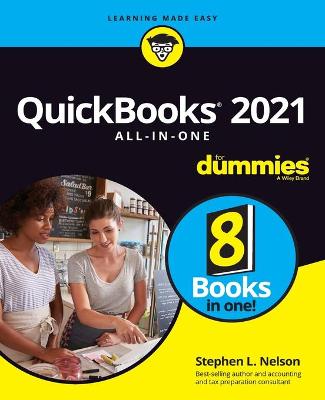 Book cover for QuickBooks 2021 All-in-One For Dummies