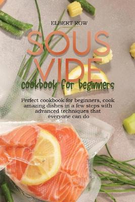 Book cover for Sous vide cookbook for beginners