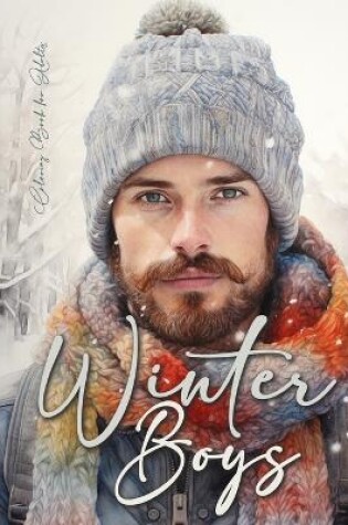 Cover of Winter Boys Coloring Book for Adults