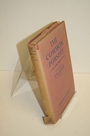 Cover of The Common Pursuit