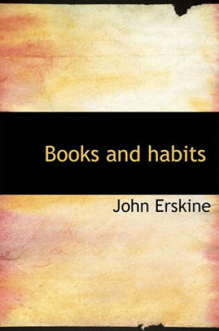 Cover of Books and Habits