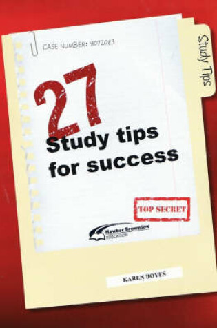 Cover of 27 Study Tips for Success