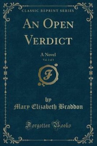 Cover of An Open Verdict, Vol. 2 of 3