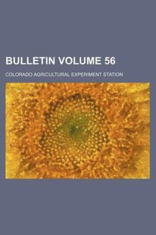 Cover of Bulletin Volume 56