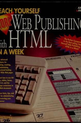 Cover of Teach Yourself More Web Publishing with HTML in a Week