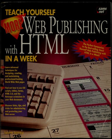 Cover of Teach Yourself More Web Publishing with HTML in a Week