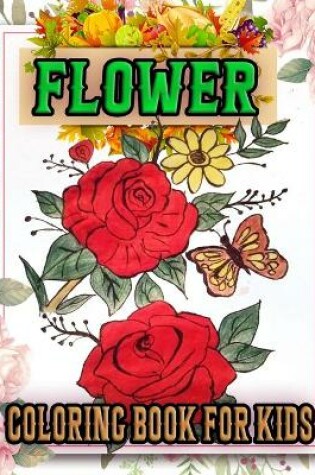 Cover of Flower coloring book for kids