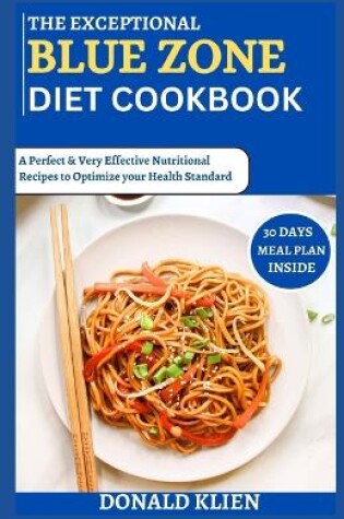 Cover of The Exceptional Blue Zone Diet Cookbook