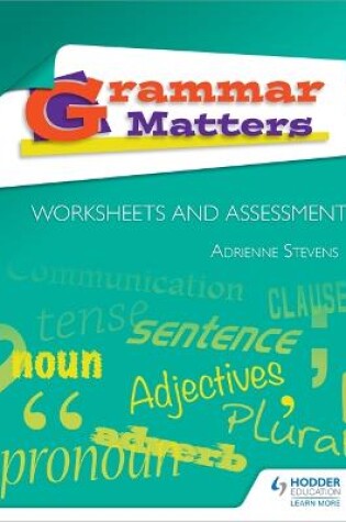 Cover of Grammar Matters: Worksheets and Assessment