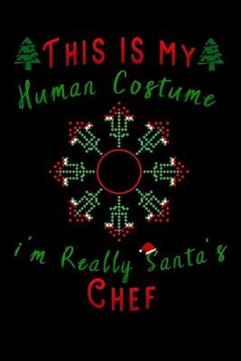 Book cover for this is my human costume im really santa's Chef