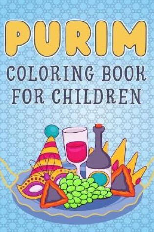 Cover of Purim Coloring Book For Children