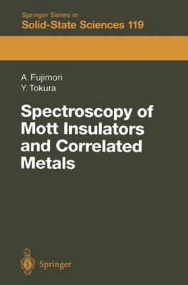 Book cover for Spectroscopy of Mott Insulators and Correlated Metals