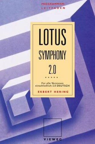 Cover of Programmierleitfaden Lotus Symphony