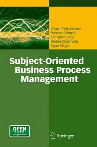 Cover of Subject-Oriented Business Process Management