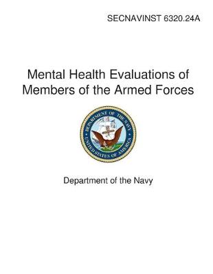 Book cover for Mental Health Evaluations of Members of the Armed Forces