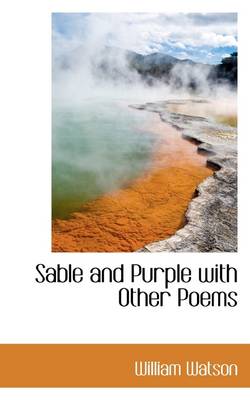 Book cover for Sable and Purple with Other Poems